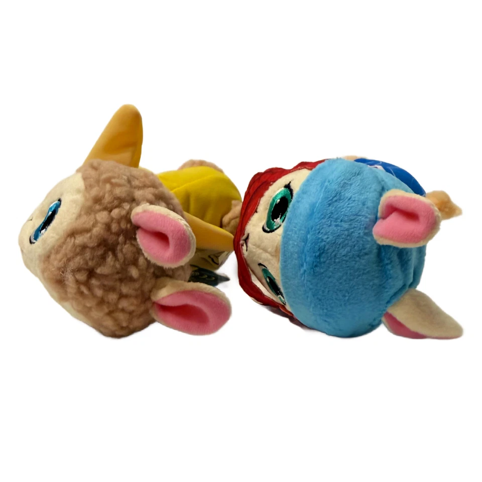 Who’s Your Llama? Collectible Plush Friends Banana & Lumberjack NWT Lot of 2