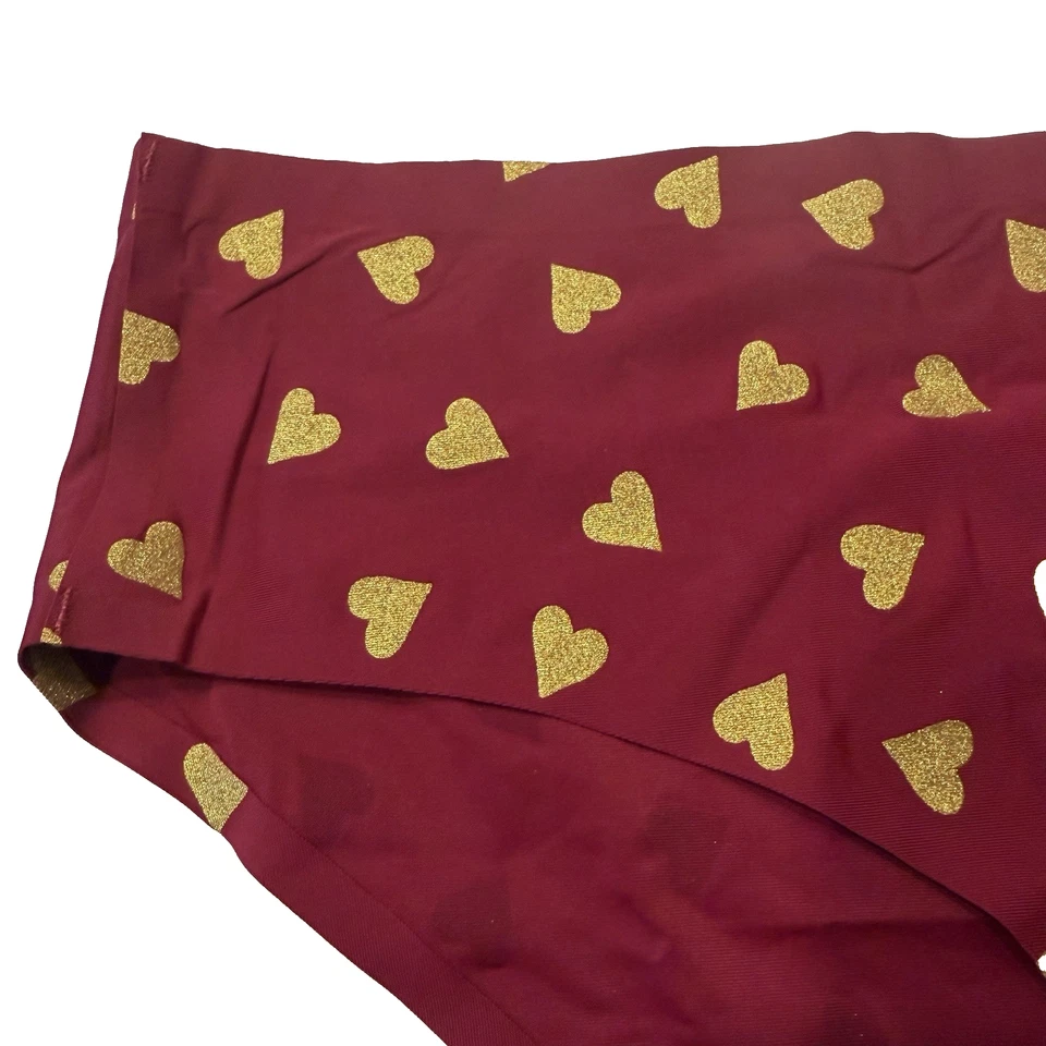 Splendies No Show Bikini Panties Heartbreaker Valentine's Day Laser Cut
