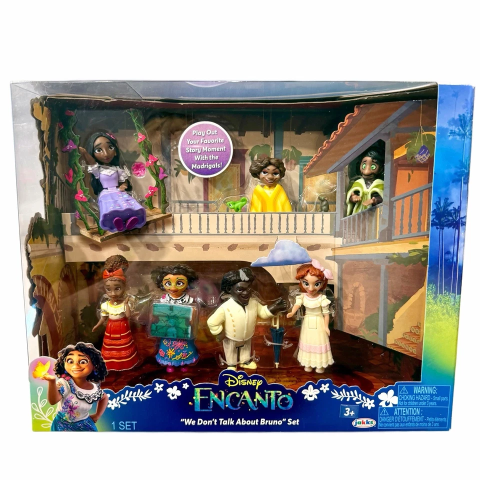 Disney Encanto We Don’t Talk About Bruno Movie Set 3" Mini Doll Play Collectible