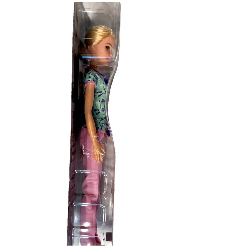 Mattel Barbie Doll Nurse Doctor Office Scrubs Stethoscope Cast X-rays New Lot