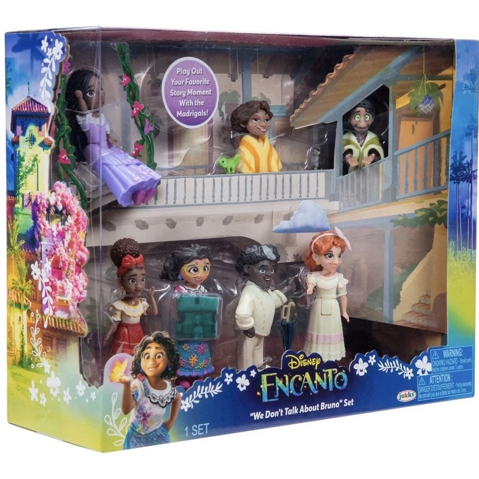 Disney Encanto We Don’t Talk About Bruno Movie Set 3" Mini Doll Play Collectible