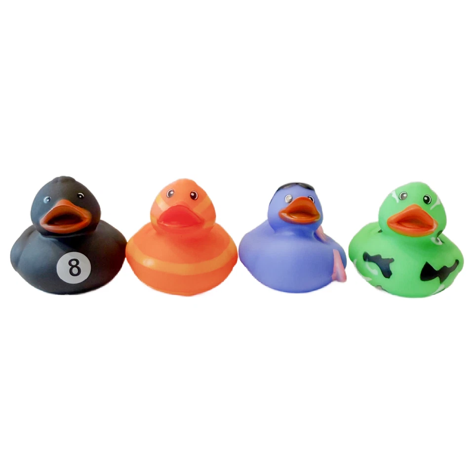 15 Rubber Duck Dash Ornament 2" Zoo Jungle Costume Sport Party Favor Lot