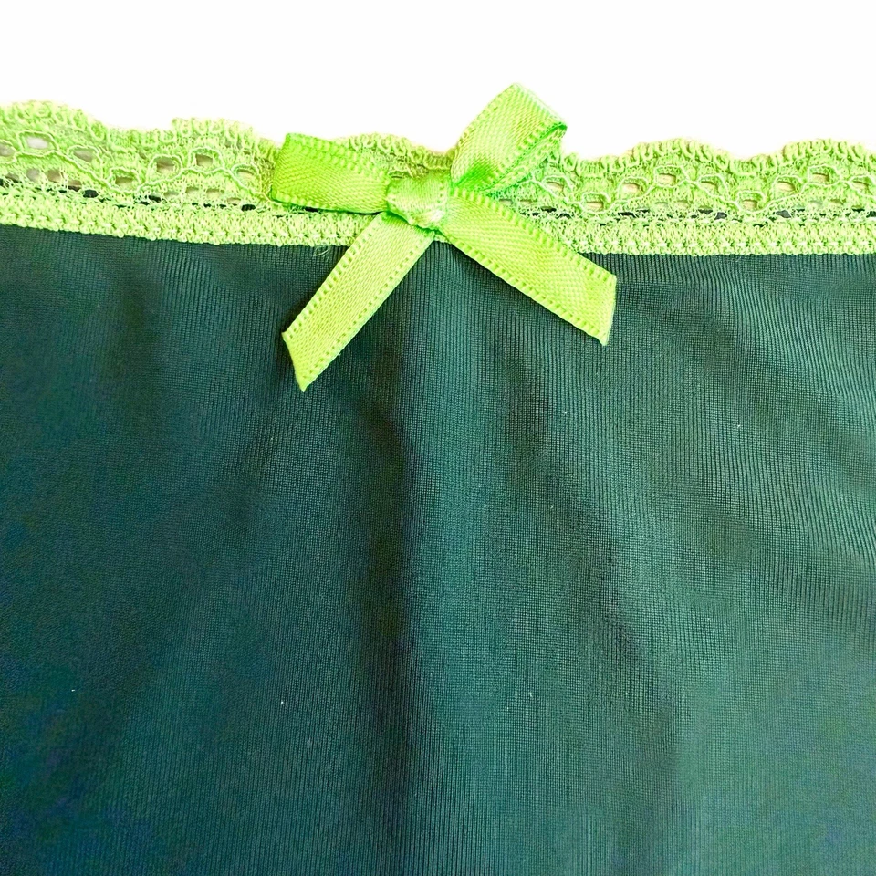 Splendies Bikini Panties St. Patrick's Day LUCKY YOU Lace Trim Underwear NWT