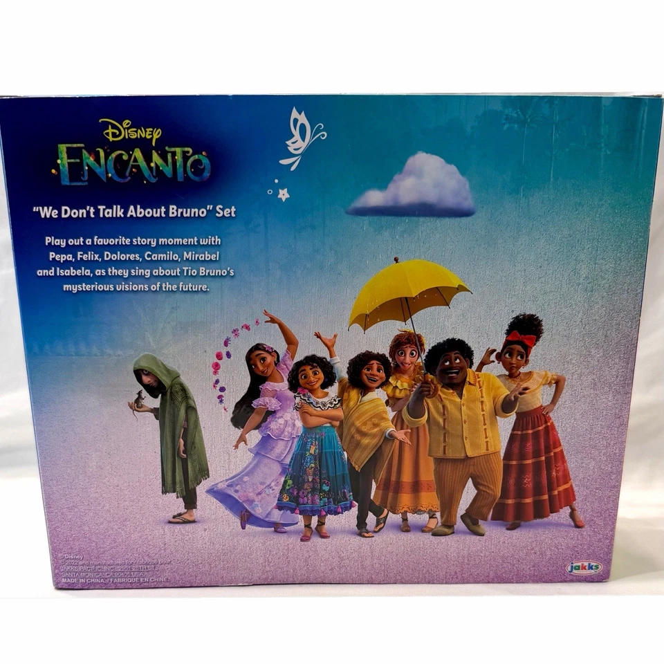 Disney Encanto We Don’t Talk About Bruno Movie Set 3" Mini Doll Play Collectible