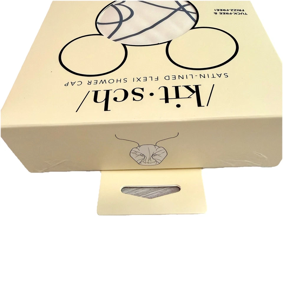 Kit•sch Disney Satin Flexi Luxury Shower Cap Mickey & Minnie Large Reusable New