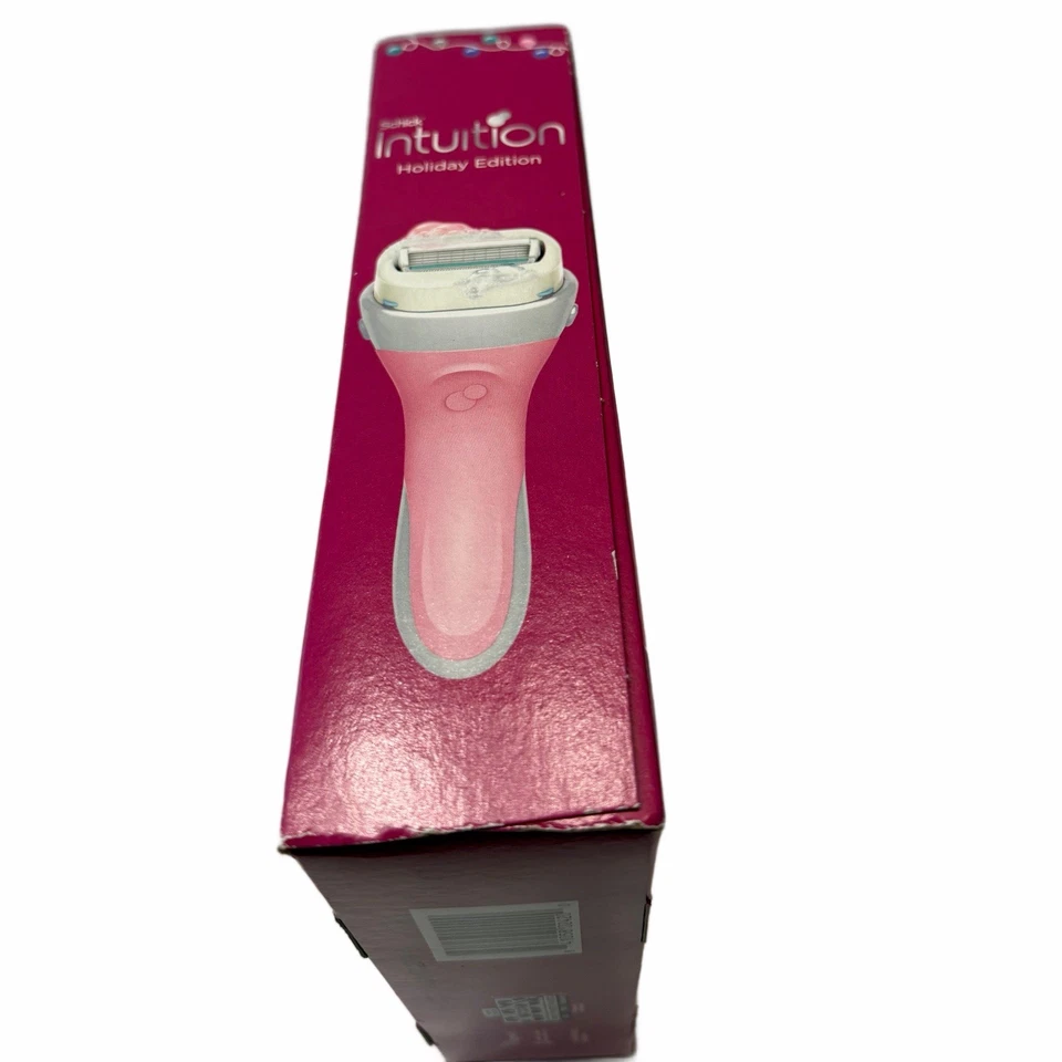 NIB Shick Intuition, Women’s Razor, Set With Three Refills And Travel Cap #7019