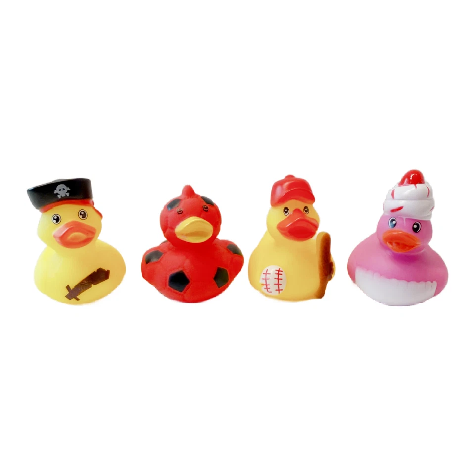 15 Rubber Duck Dash Ornament 2" Zoo Jungle Costume Sport Party Favor Lot
