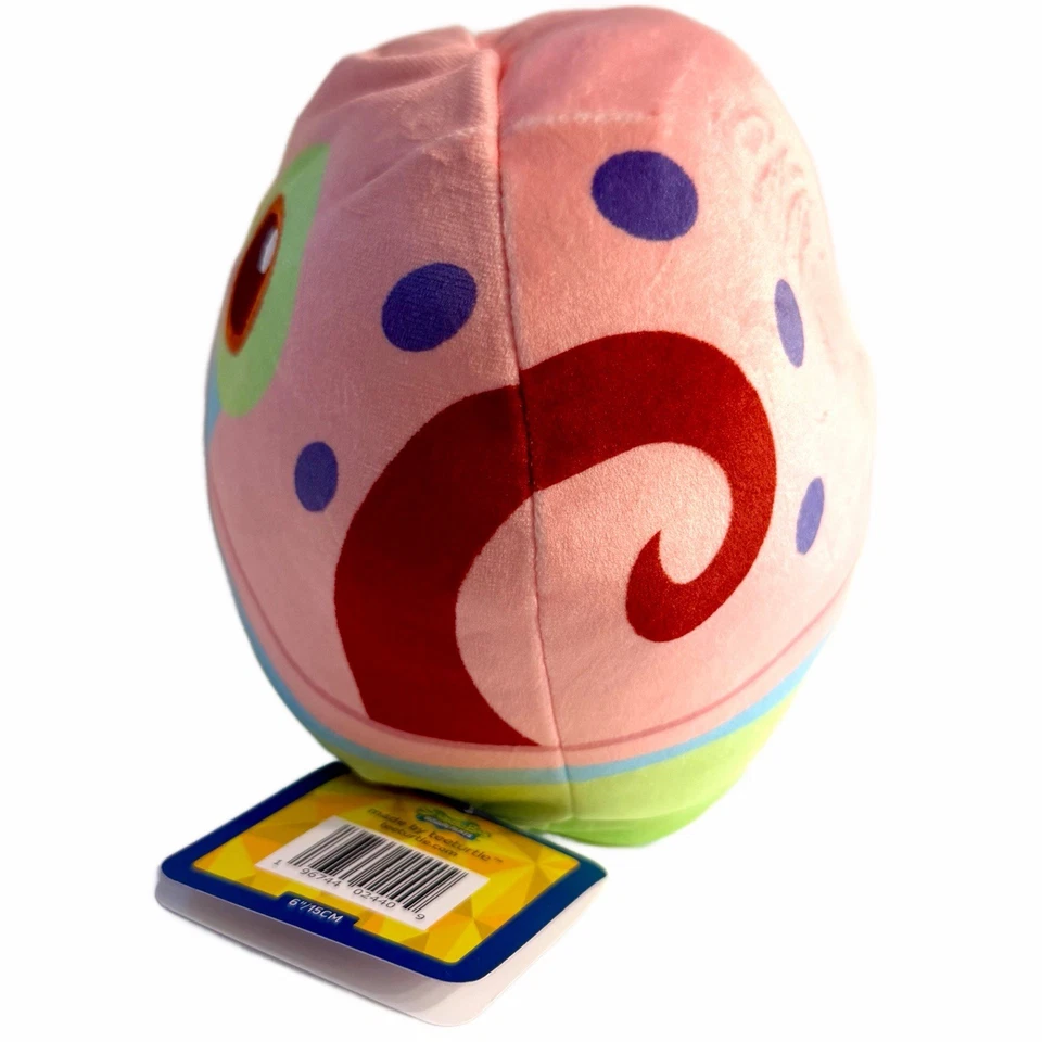 TeeTurtle SpongeBob SquarePants Reversible Plush Gary The Snail 6” Happy Mad NWT