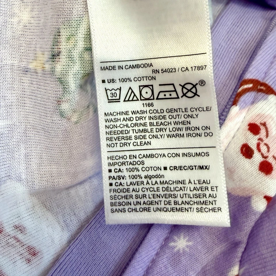 Purple Baby Zip Sleep & Play PJs Christmas Long Sleeve NWT