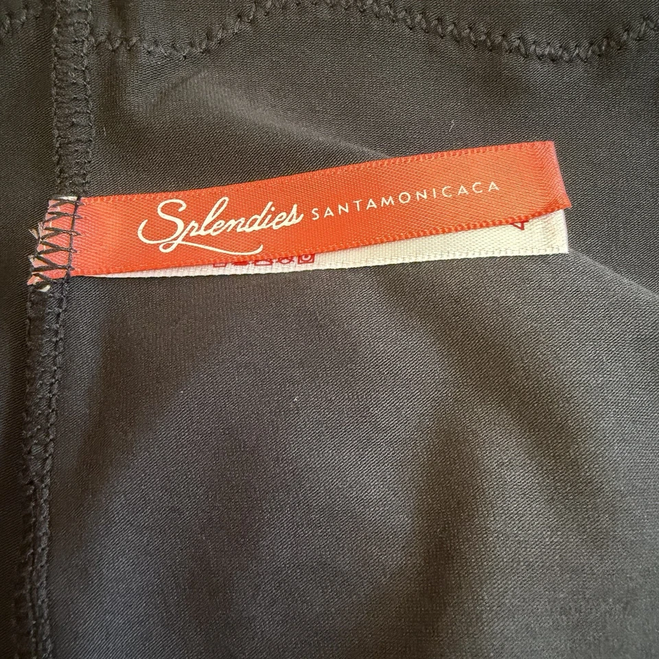 Splendies Millie Cotton Cheeky Panties Size 4X Black Lace NWT