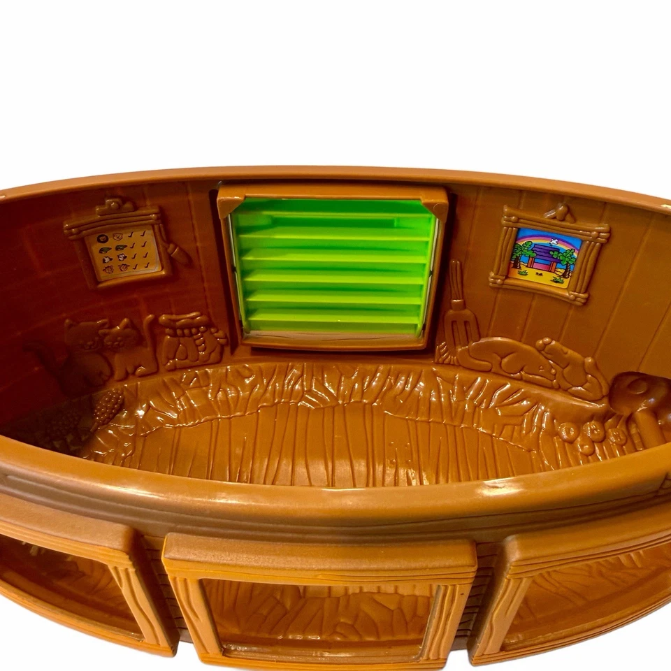 Fisher Price Little People NOAH’S ARK Playset w/ 9 Figures Animals NIB