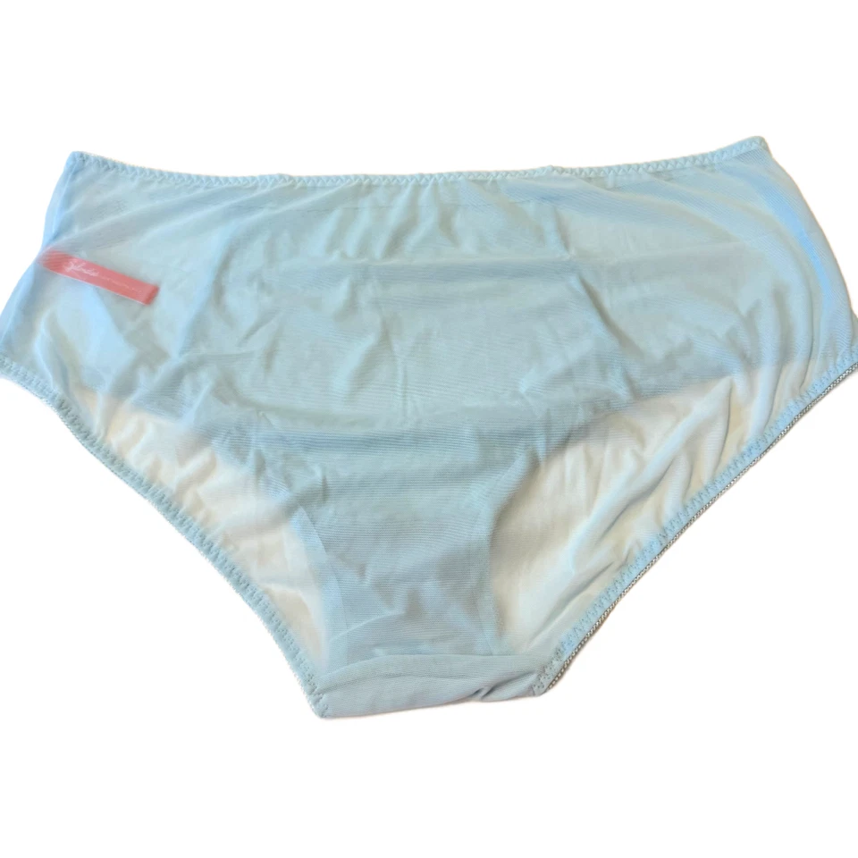 Splendies Blue Celina Lace Bikini Panties Size 4x Floral Lingerie Underwear New