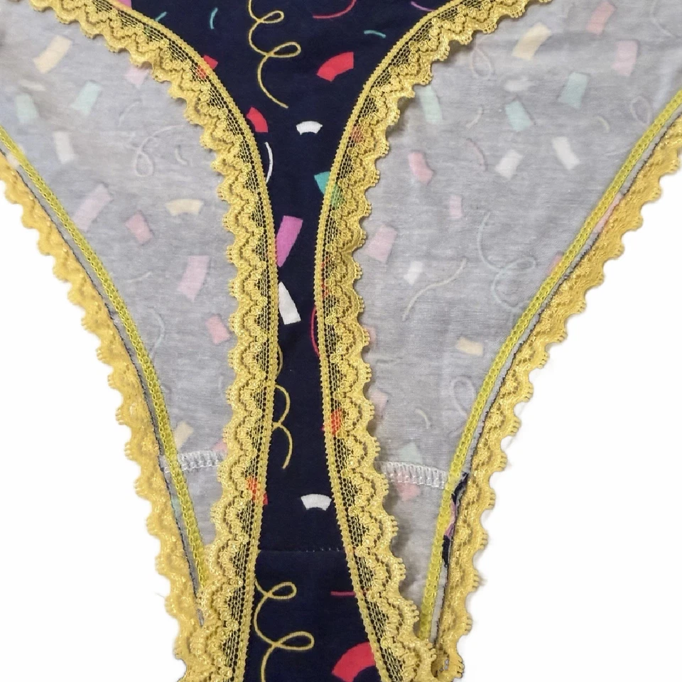Splendies Confetti Thong Panties Party Celebrate New Pair Underwear