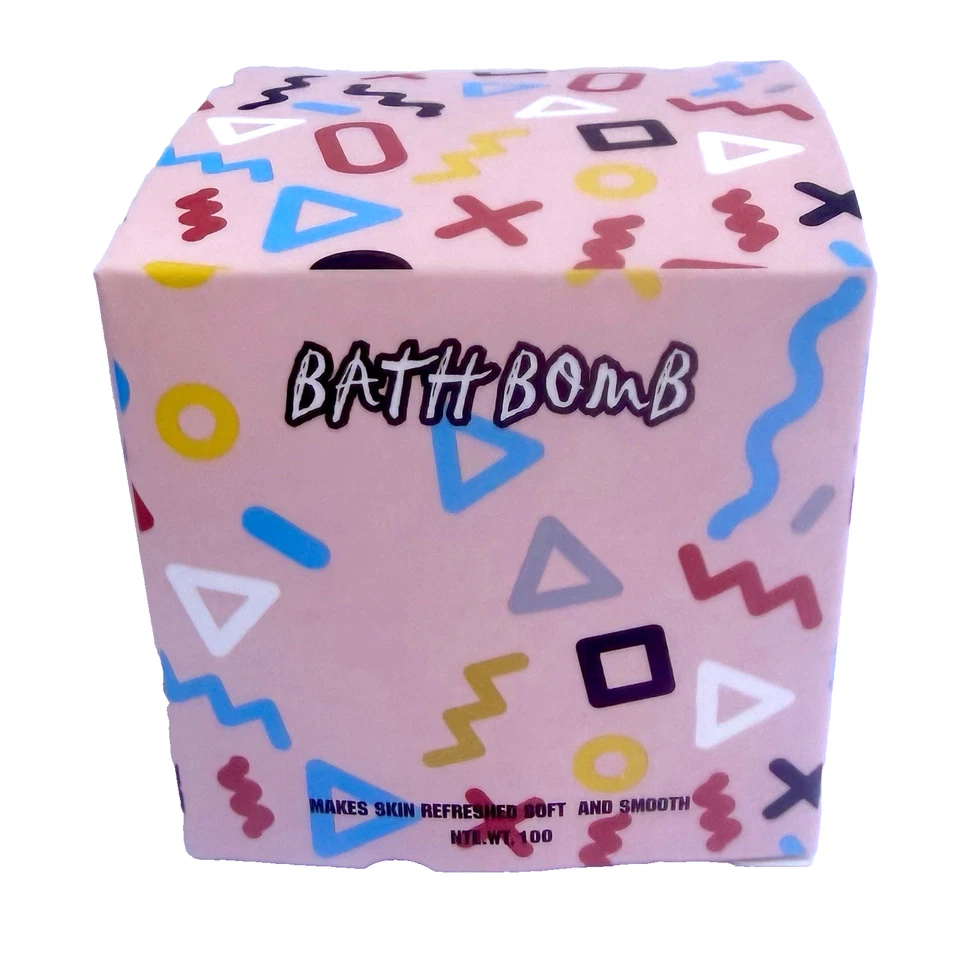 Relaxing Spa Pink Bath Bomb w/ Rose Fragrance NEW