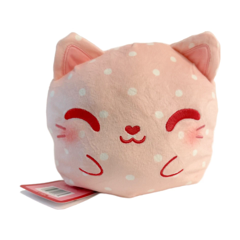 TeeTurtle Strawberry Shortcake & Custard Cat Scented Reversible Plush NWT Kawaii