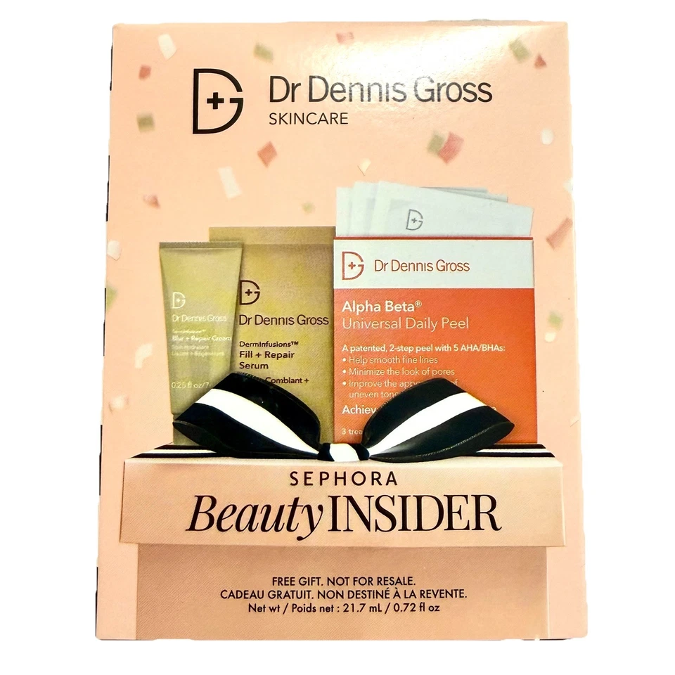 Sephora Beauty Insider Dr. Dennis Gross Alpha Beta Peeling Blur & Repair Spa NEW