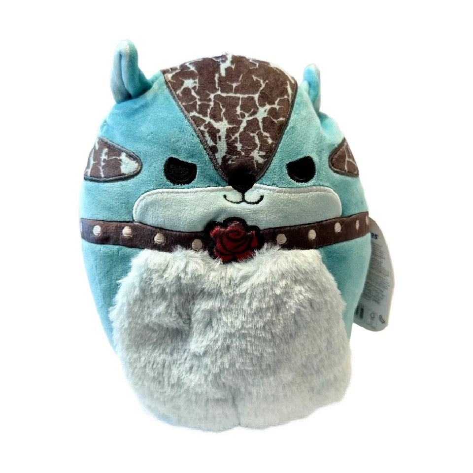 Squishmallows 8" Samsara The Teal Chipmunk w/ Choker Official Jazwares New
