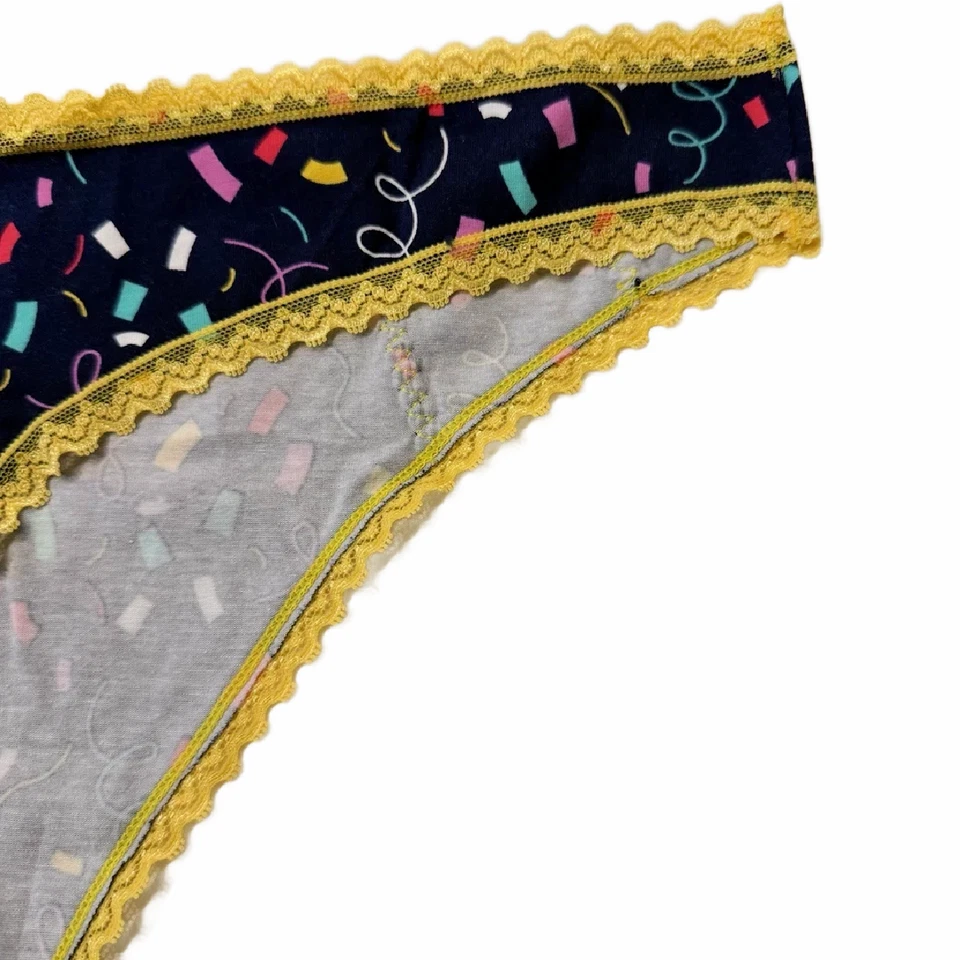 Splendies Confetti Thong Panties Party Celebrate New Pair Underwear
