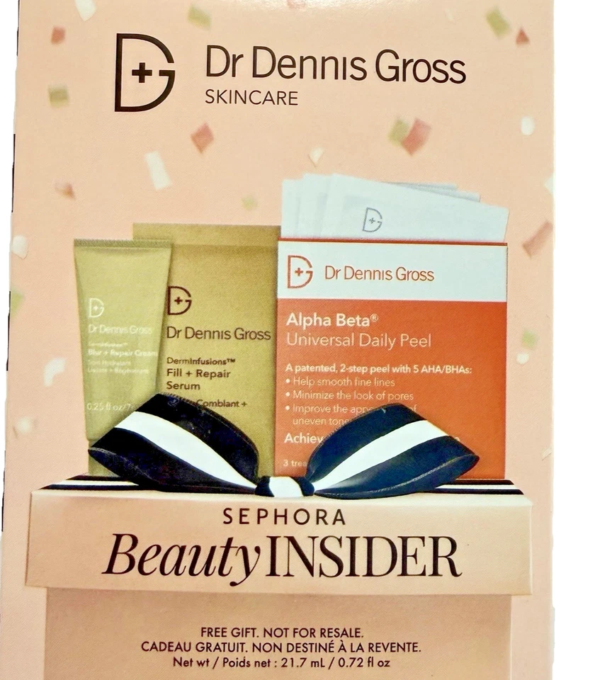 Sephora Beauty Insider Dr. Dennis Gross Alpha Beta Peeling Blur & Repair Spa NEW