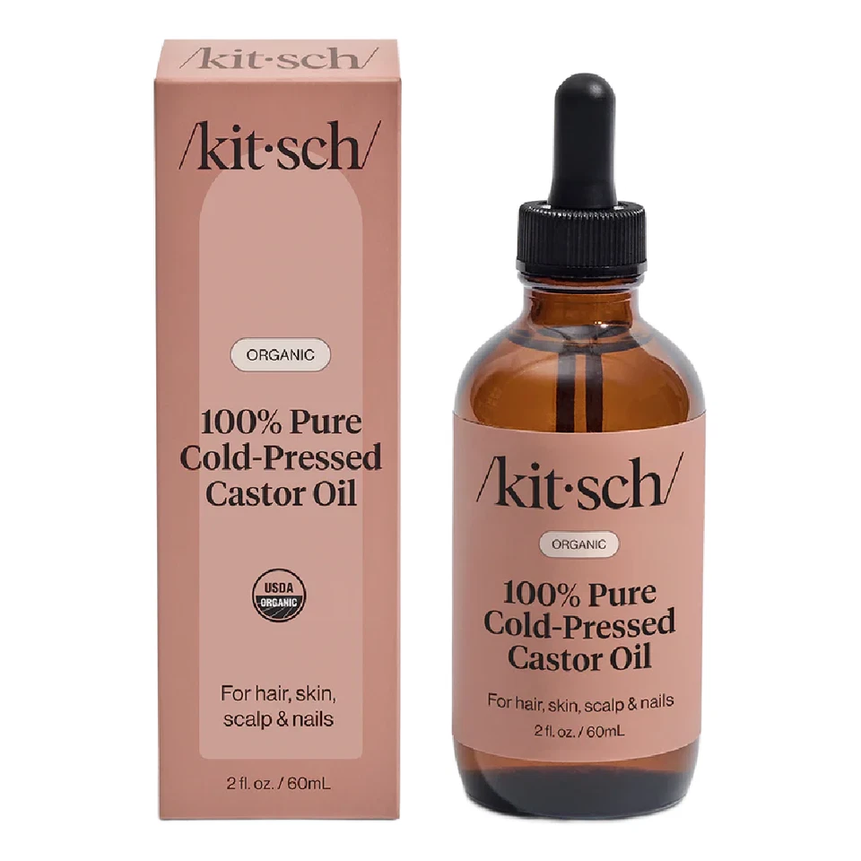 Kitsch 100% Pure Cold-Pressed Castor Oil For all hair Types