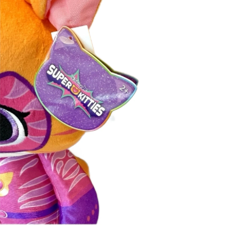 Super Kitties Ginny Plush 15" Disney Jr. NWT Stuffed Animal Hero Cat