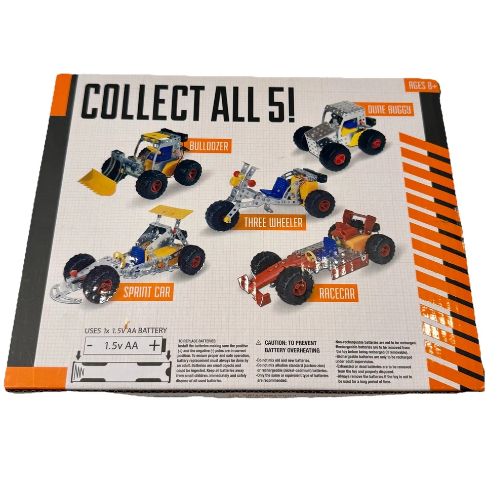 CONSTRUCTORS Dune Buggy Motorized Construction Kit 105 Parts Battery Operate New