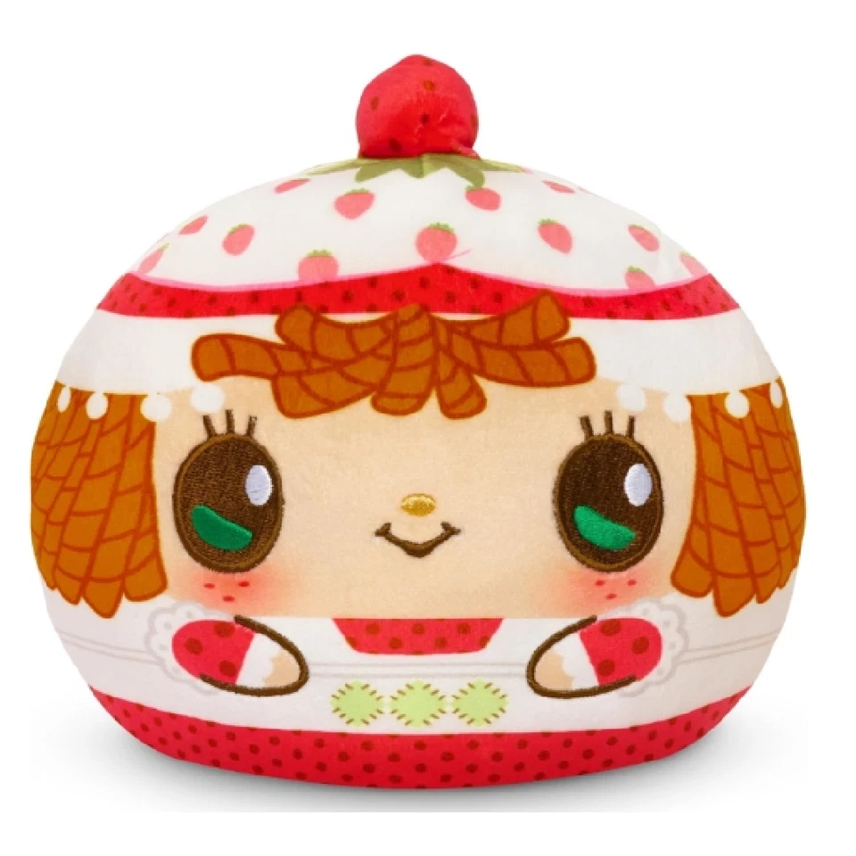 TeeTurtle Strawberry Shortcake & Custard Cat Scented Reversible Plush NWT Kawaii