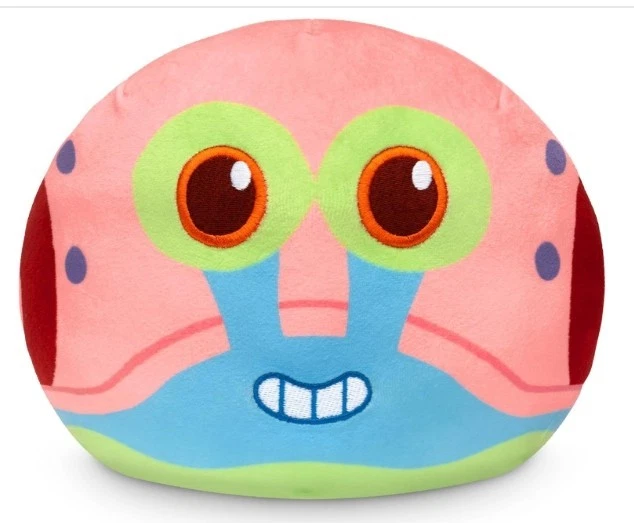 TeeTurtle SpongeBob SquarePants Reversible Plush Gary The Snail 6” Happy Mad NWT