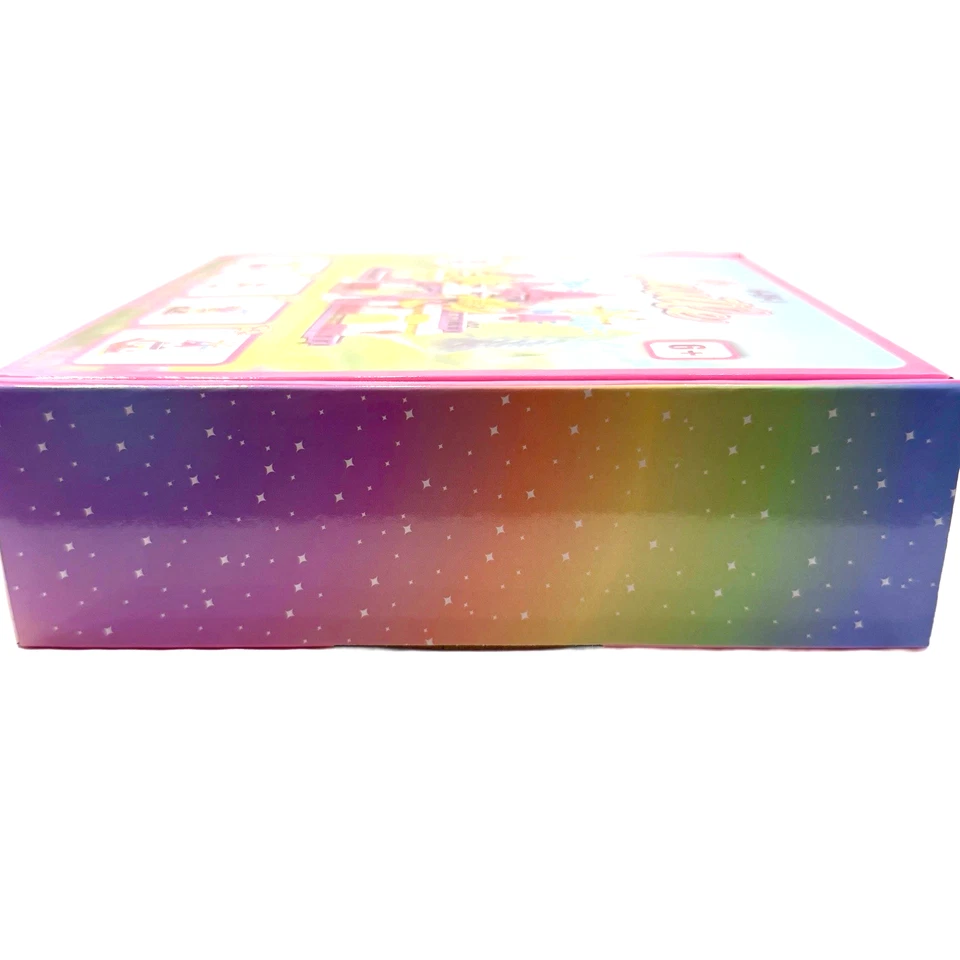 4-In-1 Castle Building Toy Sets Pink, Purple, White, Yellow Blocks NIB
