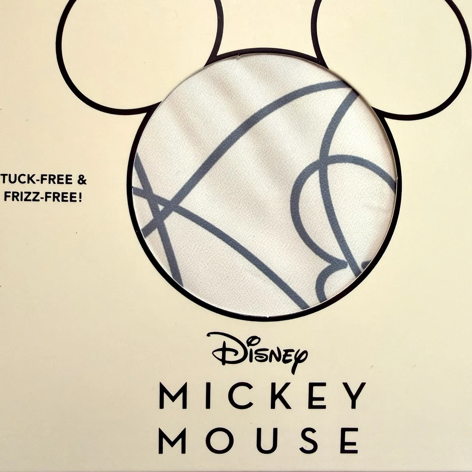Kit•sch Disney Satin Flexi Luxury Shower Cap Mickey & Minnie Large Reusable New