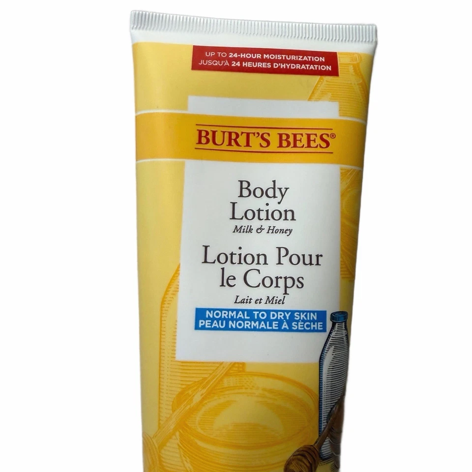 Burt’s Bees Body Lotion w/ Milk & Honey for Normal to Dry Skin 6oz New Sealed