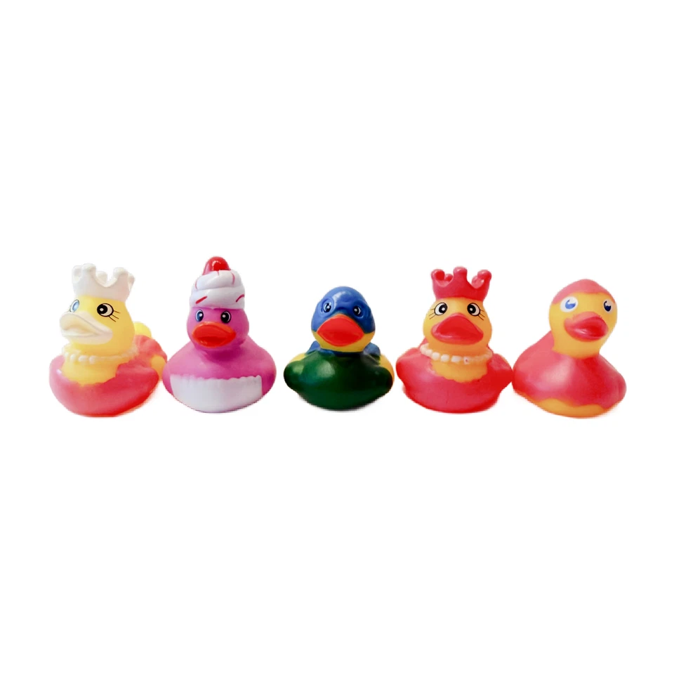 15 Rubber Duck Dash Ornament 2" Zoo Jungle Costume Sport Party Favor Lot