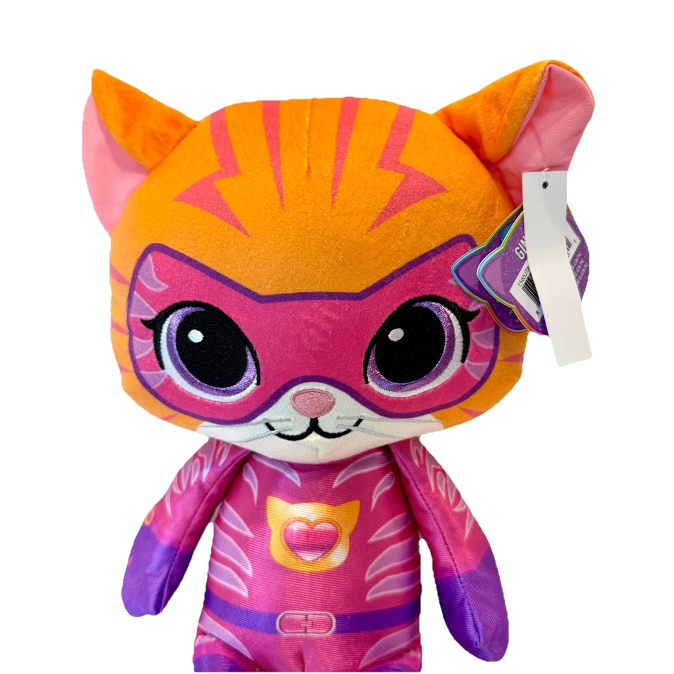 Super Kitties Ginny Plush 15" Disney Jr. NWT Stuffed Animal Hero Cat