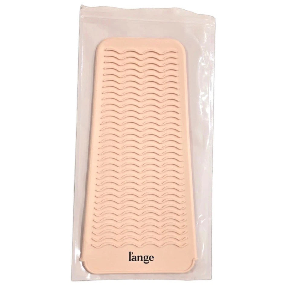 L'ange Heat Resistant Mat Travel Pouch Sleeve Blush for Curling Iron New