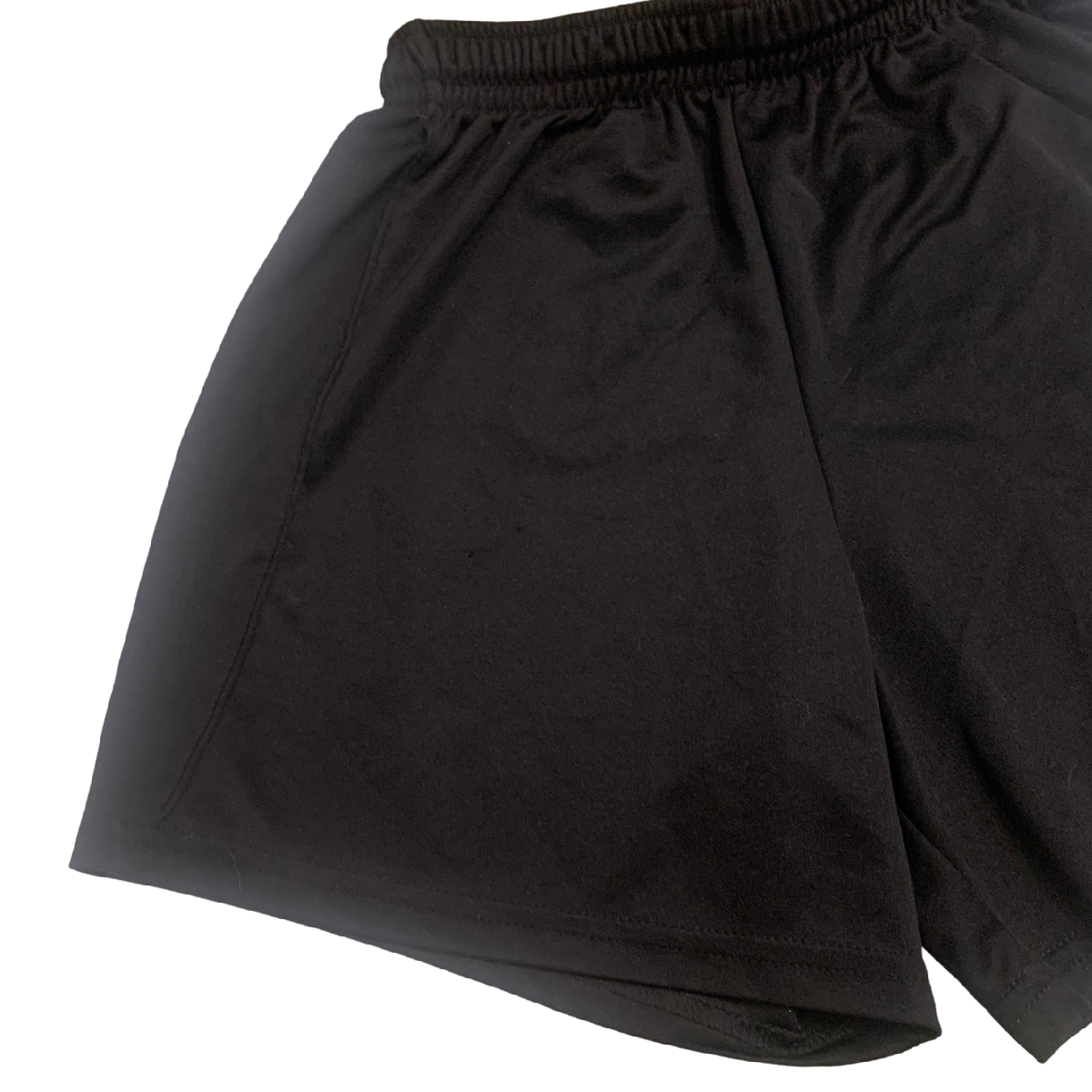 Augusta Sportswear Youth L Athletic Soccer Shorts Black Drawstring Elastic Waist