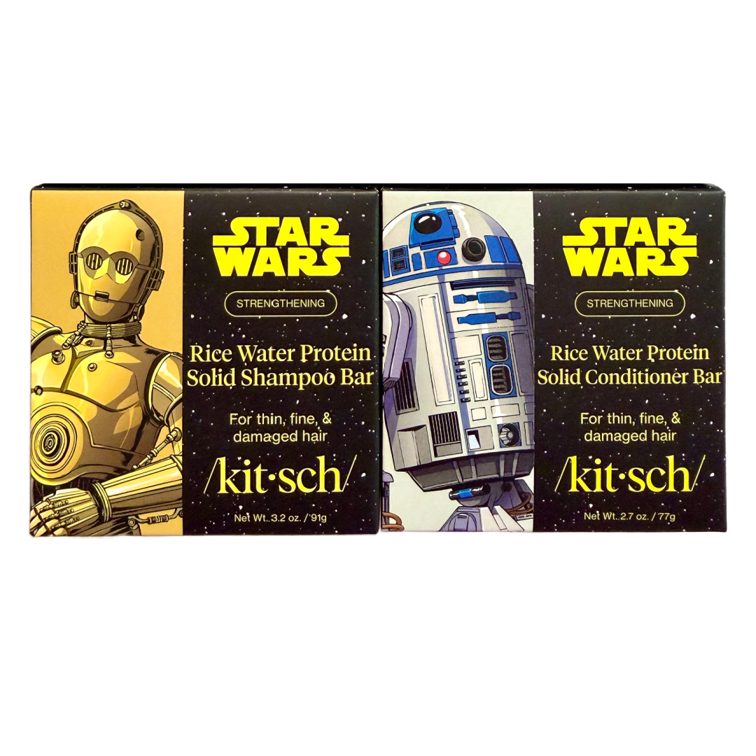 Kit•sch x Star Wars Rice Water Protein Shampoo Conditioner Soap Bar New Lot of 2