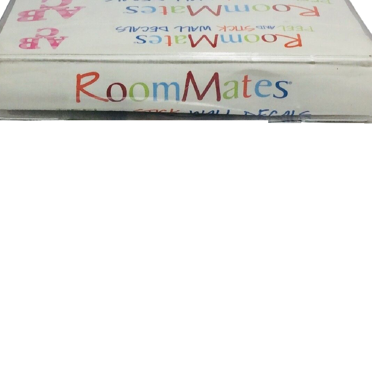 Room Mates Peel & Stick Repositionable Wall Decal Stickers Pink Letters School
