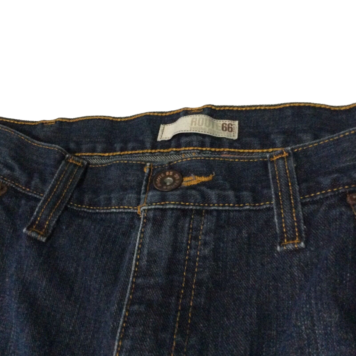 Route 66 Men's Denim Jeans Size 40x30 Low Rise Boot Dark Wash Stretch Pant