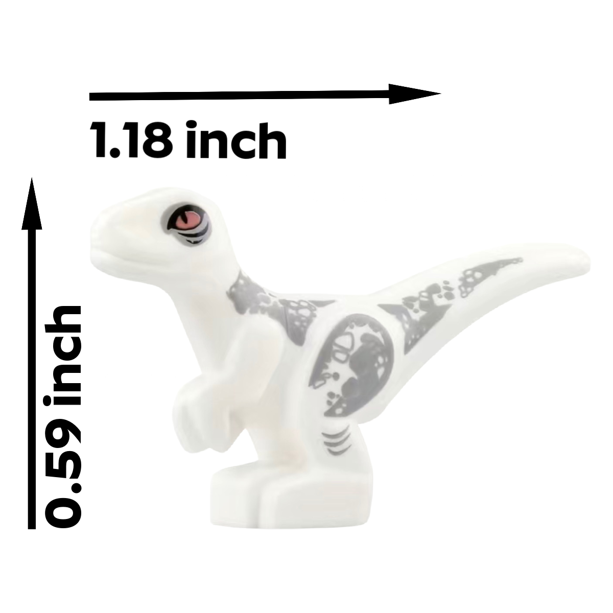 5 Piece Baby Dinosaur Accessory Dino Building Blocks Velociraptor Rex New Lot