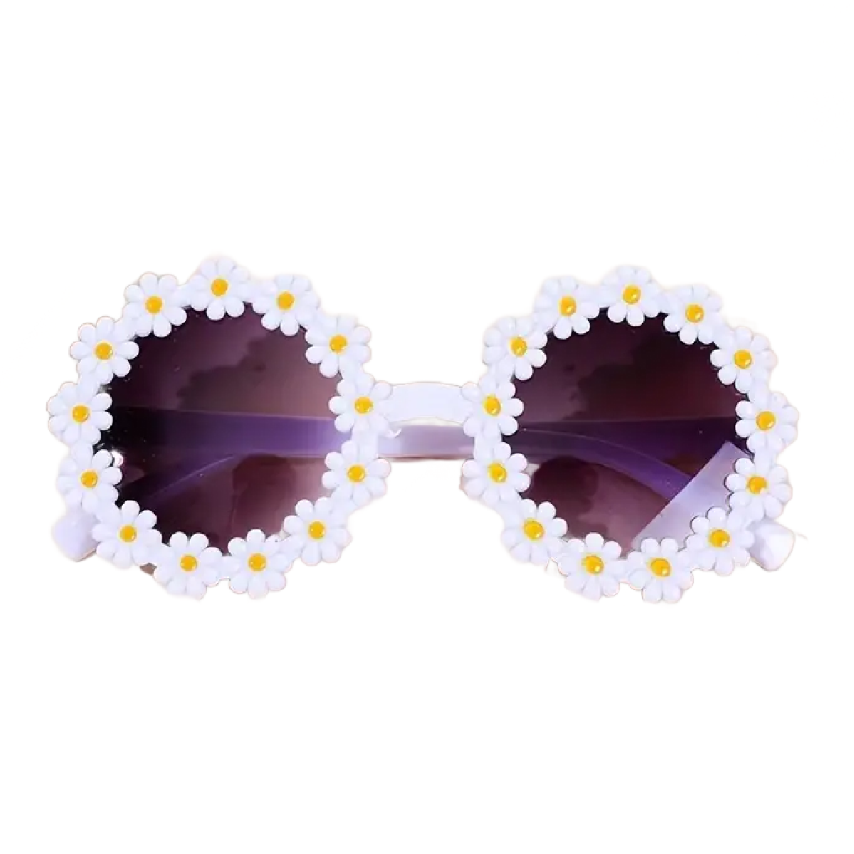 Fresh Flower Round Sunglasses Trendy Cute Toddler Kid Summer Tinted Glasses New