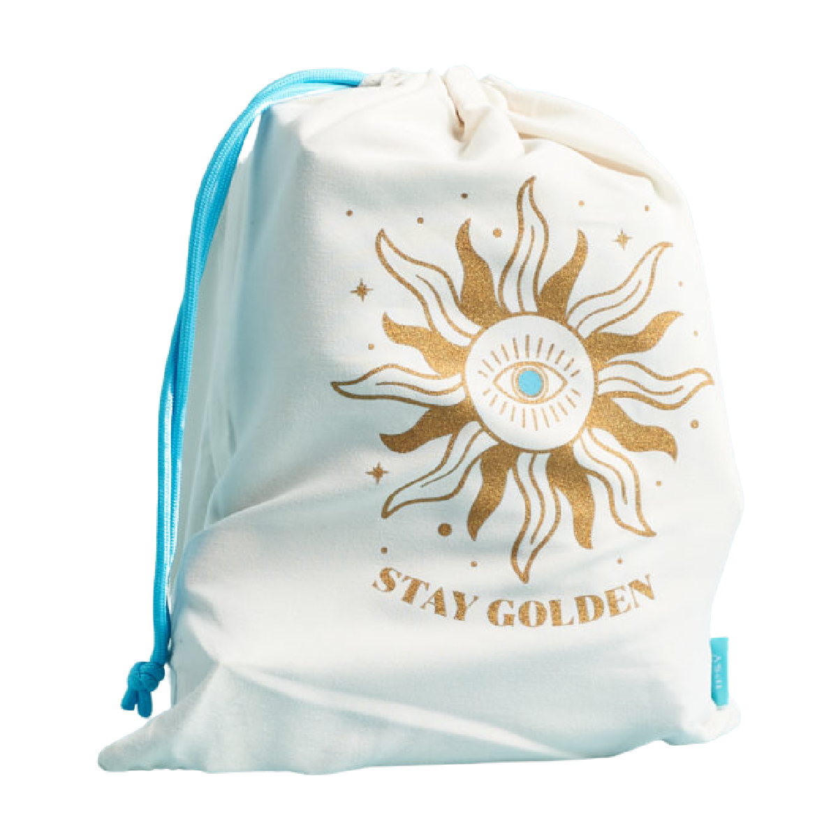 July 2021 Ipsy Glam Drawstring Cloth Bag Plus Golden Sun Turquoise Eye