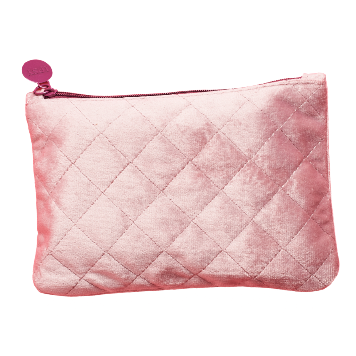 February 2020 Pink Soft Quilted Ipsy Makeup Glam Bag Feel The Love