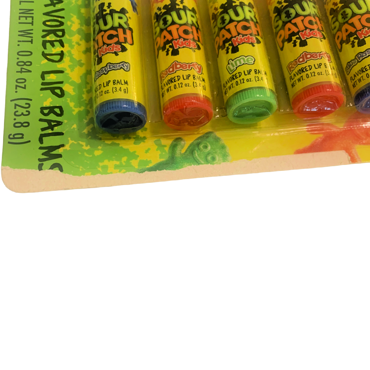 7pk Flavored Lip Balm SOUR PATCH Kids Party Pack Birthday Easter Holiday Sealed