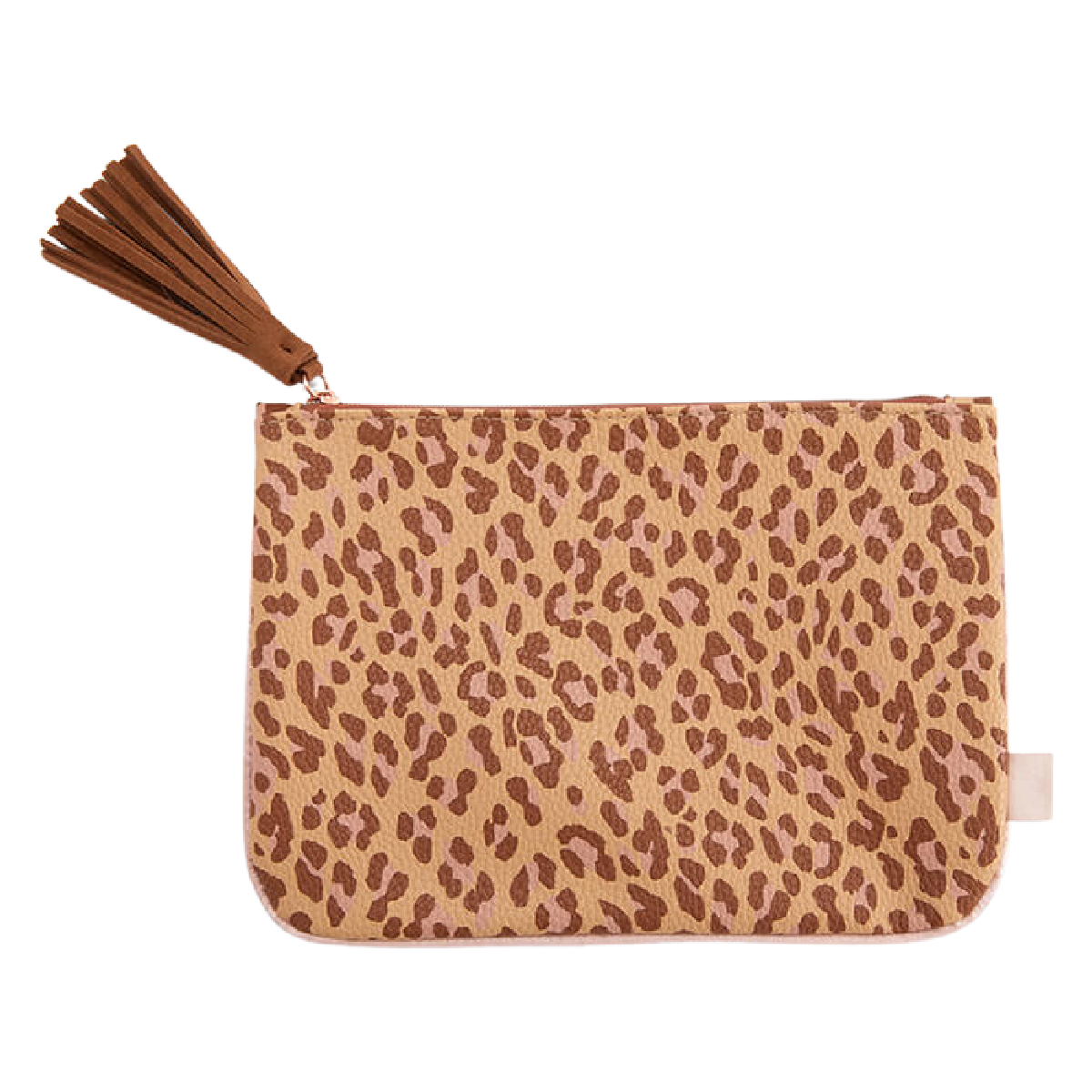 November 2019 Leopard Print Ipsy Makeup Glam Bag Brown & Pink Animal Print