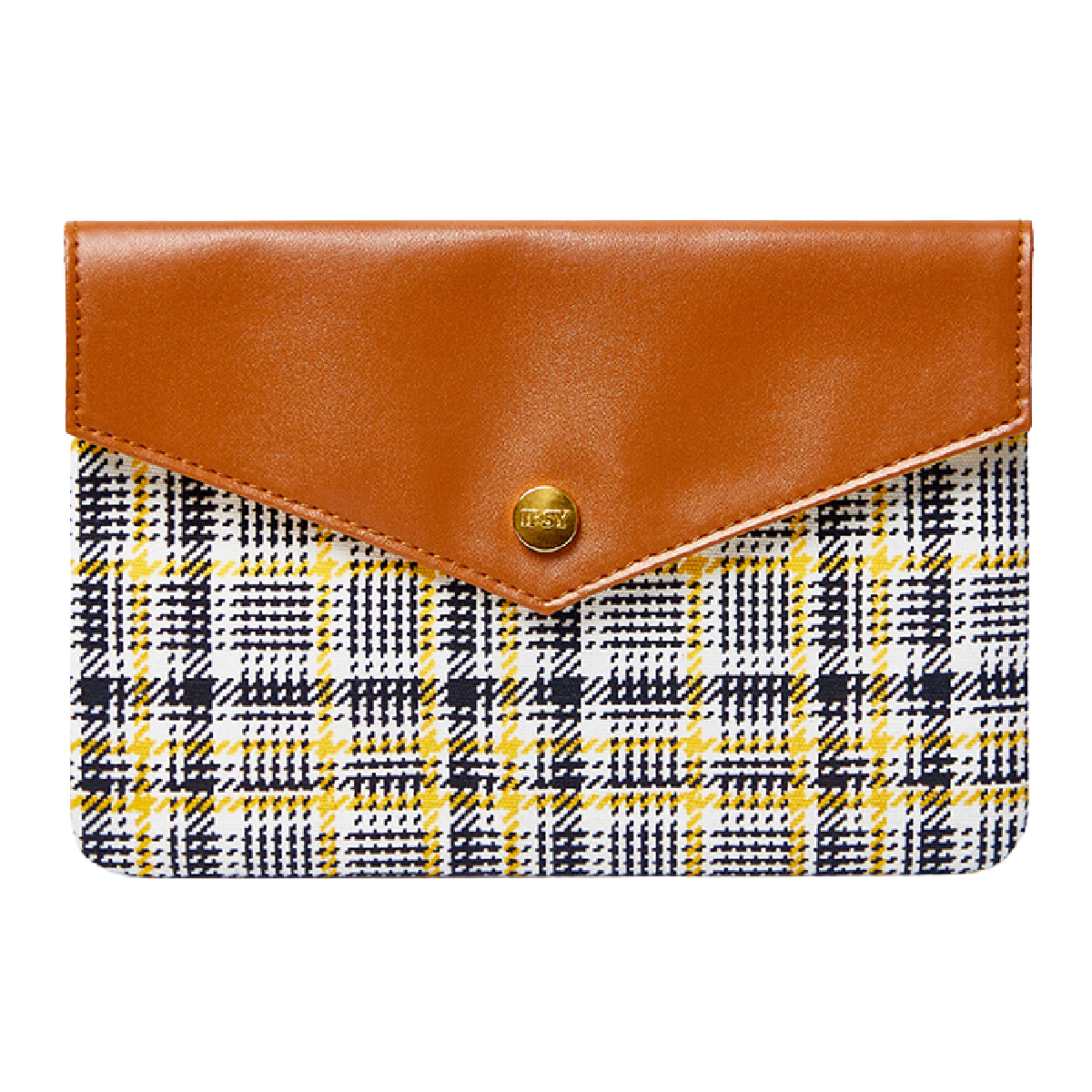September 2021 Hound’s-Tooth Plaid Ipsy Snap Makeup Glam Bag Clueless