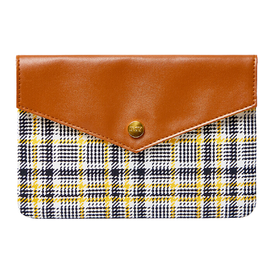 September 2021 Hound’s-Tooth Plaid Ipsy Snap Makeup Glam Bag Clueless