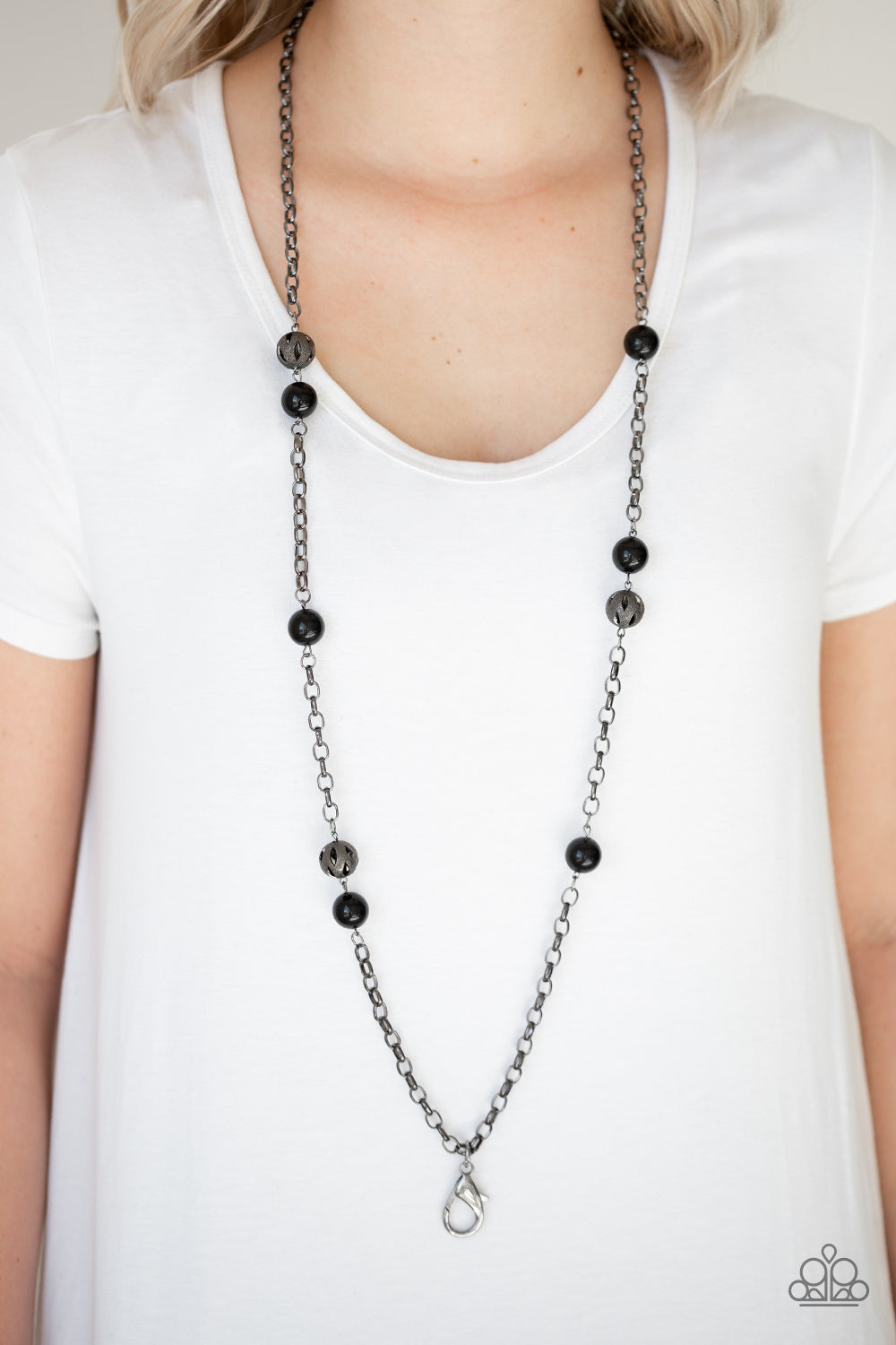 Fashion Fad Lanyard - Black