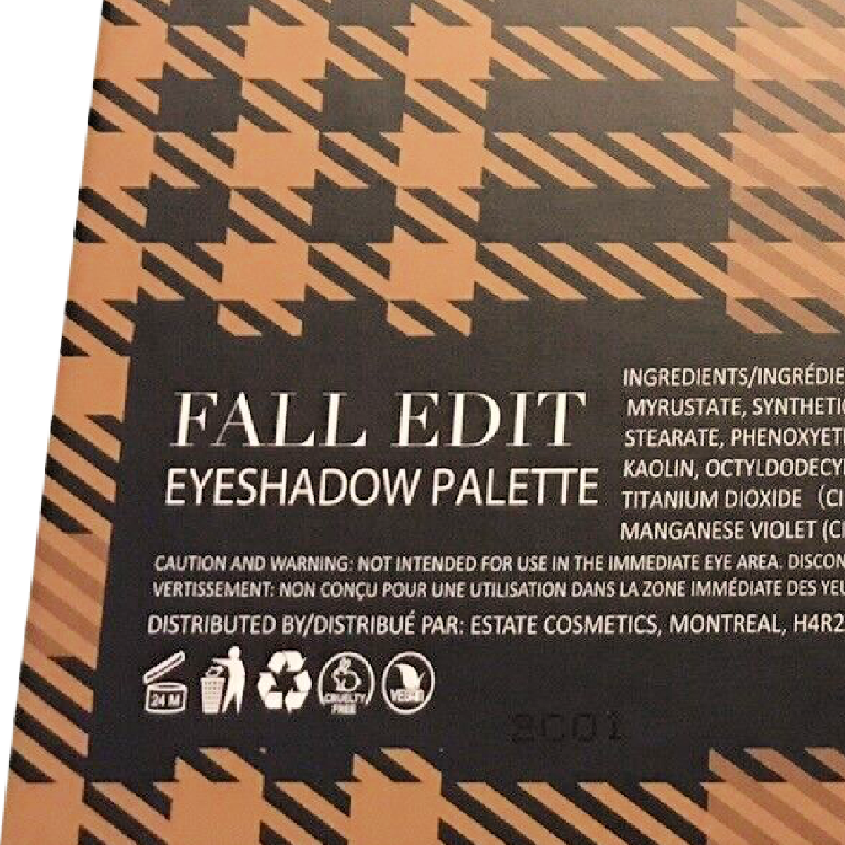 Estate Cosmetics Fall Edit Eyeshadow & Pressed Pigment Palette Matte & Shimmer