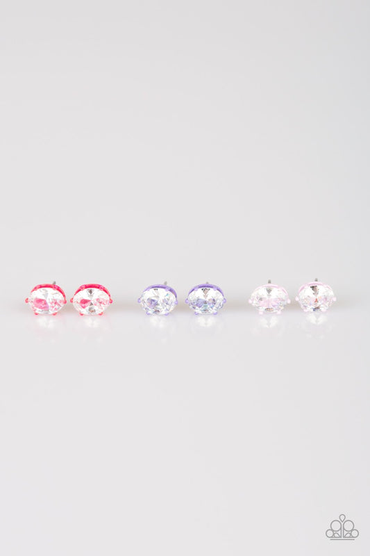 Colorful Posts Rhinestone Starlet Shimmer Earrings