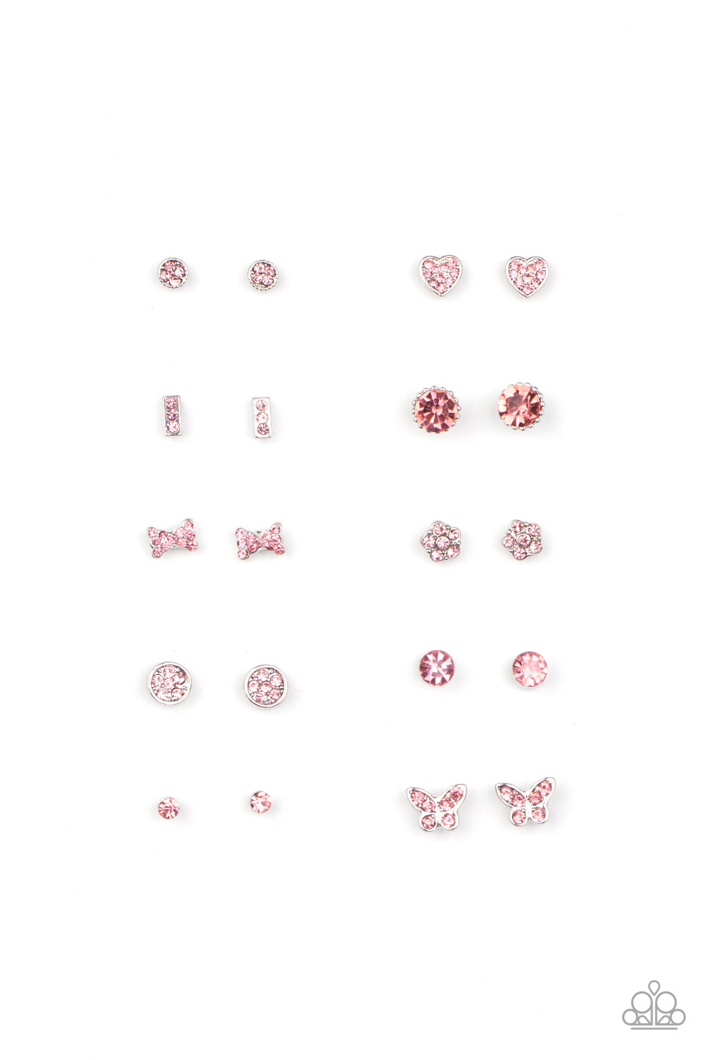 Pink Rhinestone Starlet Shimmer Earrings